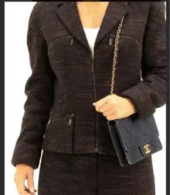 シャネル CHANEL ツイード ジャケット02A