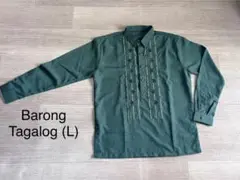 バロンタガログ Barong Tagalog Olive Green (L)