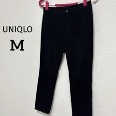 【UNIQLO】ウルトラストレッチクロップドレギンスパンツ ブラック（M）