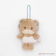 新品　マスコットキーホルダー　ラテ　mikko illustrations