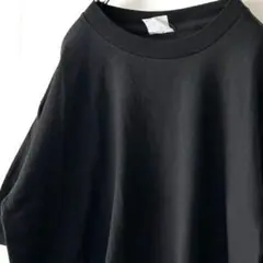 ビンテージプレーン 無地 コットン Tシャツ ブラック 黒 古着