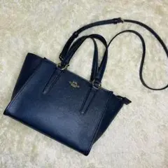 ✨【極美品】✨ コーチ COACH ハンド トートバッグ クロスビー ネイビー