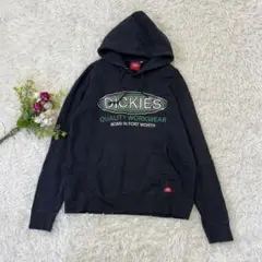 〝ディッキーズDickies〟刺繍ロゴ　パーカー　プルオーバー　Mサイズ