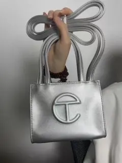 未使用Telfarテルファーバッグシルバーサイズ小さめ