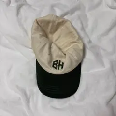 BEAMS HEART ベースボールキャップ Lサイズ アイボリー/グリーン