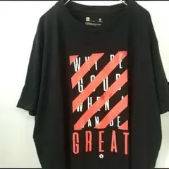 XERSION ビッグサイズ プリント Tシャツ ブラック 2XL 古着