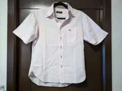 BURBERRY BLACK LABEL 半袖シャツ ピンク