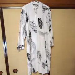 SOUSOU KYOTOフクロウ長袖ブラウス
