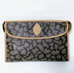 YVES SAINT LAURENT ジラフ柄 ヴィンテージ クラッチバッグ