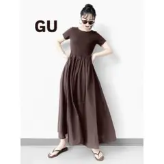 GU フハクコンビネーションワンピース