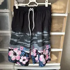 メンズ水着 花柄 黒・青・ピンク