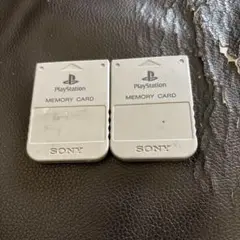 SONY PS1 メモリーカード 2個セット