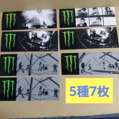モンスターエナジーcoldrainシール 5種7枚セット　③