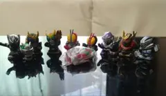 仮面ライダー ミニフィギュアセット 指人形11体