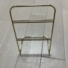 アクセサリーゴールドメタルスタンド