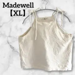 Madewell メイドウェル 【XL】キャミソール コーデュロイ アイボリー