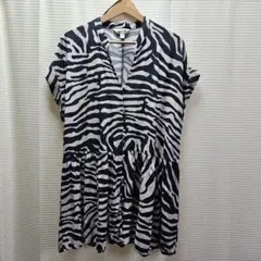 H&M クリンクルチュニックワンピースM