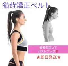 猫背矯正ベルト❤️軽量 通気性 簡単着脱、簡単調節 男女兼用