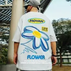 ストリート ペアコーデ ロック 白 半袖 【大人気】Tシャツ XL 男女兼用