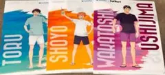 ハイキュー！！　クリアファイル ファミマ限定　3種類