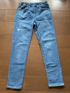ユニクロ　デニムパンツ　160