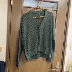 UNIQLO オリーブグリーン カーディガン XL