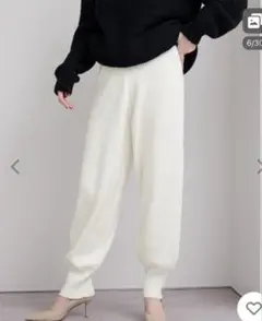 urs ホワイト カジュアルパンツ