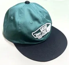 VANS 緑/黒 キャップ