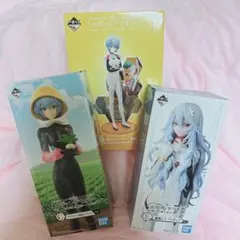 【新品未開封】一番くじ エヴァンゲリオン 綾波レイ フィギュア 3点　まとめ売り