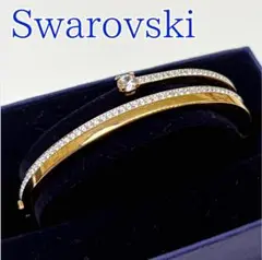 Swarovski スワロフスキー バングル ブレスレット ピンクゴールド