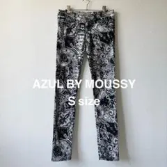 AZUL BY MOUSSY ペイズリー柄 スキニーパンツ Sサイズ