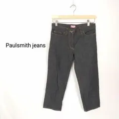 ポールスミスジーンズ クロップドデニムパンツ カジュアル 美シルエット