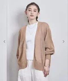 UNITED ARROWS ペーパーガウン カーディガン