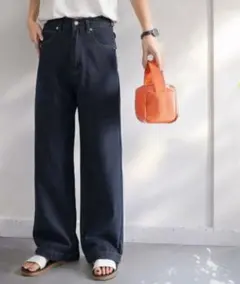ワイドレッグデニム 2色セット
