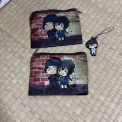 名探偵コナン 赤井秀一＆世良真純ポーチ×2おまけ付き