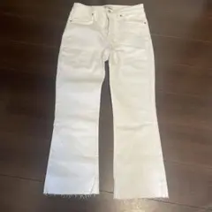 ZARA ホワイト ストレートデニム EUR 38