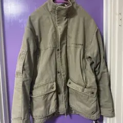90s ヴィンテージ 古着 カーキ ミリタリージャケット
