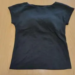 ブラ付きブラックTシャツ 半袖　XL ユニクロ