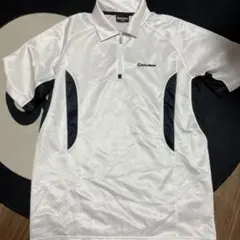 TaylorMade ポロシャツ Mサイズ ホワイト/ネイビー