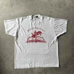90s フルーツオブザルーム カレッジロゴtシャツ USA製 騎士 ナイト