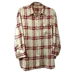 【ほぼ未使用】MARNI × UNIQLO チェック柄 長袖シャツ Lサイズ