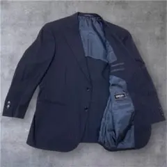 美品 REGAL ストライプ スーツジャケット グレー E4 ジャケのみ 背抜き