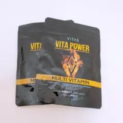 【2袋】ビタパワー VITAS（バイタス） マカ 亜鉛 マルチビタミン 120粒