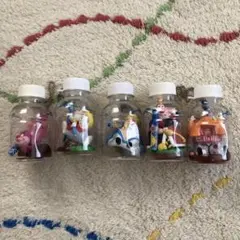 ディズニーフィギュア　キャラボトリン　アリス　　5セット