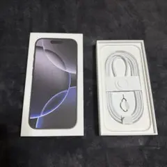 iPhone 16 Pro用　箱と付属品