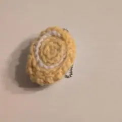 卵焼き　ハンドメイド　キーホルダー