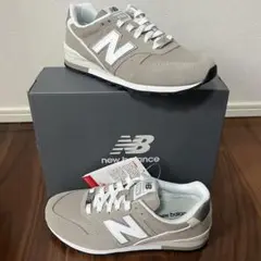 新品　タグ付き　ニューバランス　スニーカー　996 グレー　ベージュ　22.5