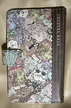 新品未使用❣️ CRYSTAL BALL 多機種対応手帳型スマホケース