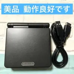 ゲームボーイアドバンスSP 本体 オニキスブラック 動作品 USB充電ケーブル付
