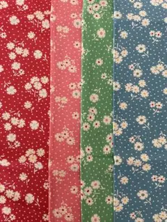◆30’s松山敦子★お花柄4枚set★現品のみ◆